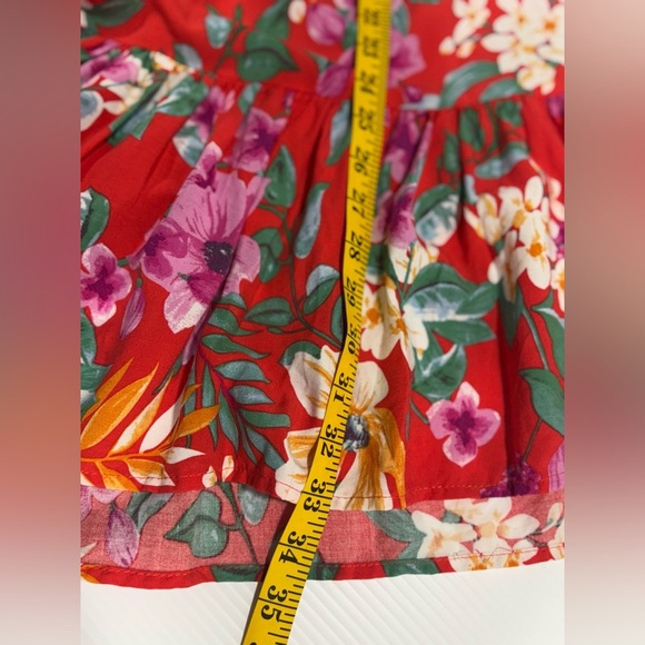 Women's Cynthia Rowley Pink Floral Mini Dress NO TAG indicating SIZE - Picture 12 of 12
